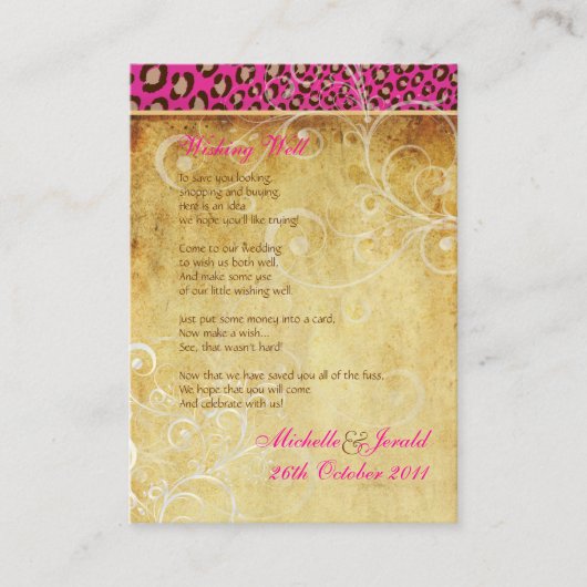 お願い!ヴィンテージ(チャビー名刺) エンクロージャーカード (正面)