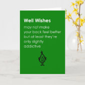 お願い、早く戻って感じいい詩 カード (黄色い花)