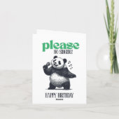 お願い、歌わないでくれ サンキューカード (裏面)