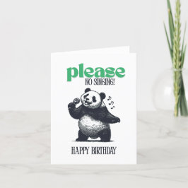 お願い、歌わないでくれ サンキューカード