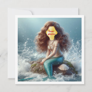 お願い、私の子供を人魚姫にして。特注の人魚を。 カード
