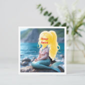 お願い、私の子供を人魚姫にして。特注の人魚を。 カード (スタンド正面)