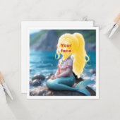 お願い、私の子供を人魚姫にして。特注の人魚を。 カード (正面/裏面インサイチュ)