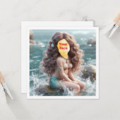 お願い、私の子供を人魚姫にして。特注の人魚を。 カード (正面/裏面インサイチュ)
