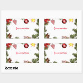 お願い 長方形シール (シート)