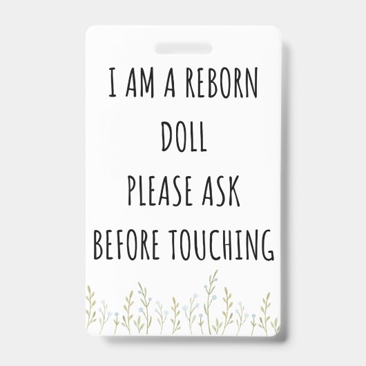 お願いTouch再生ドールカーシートラベルバッジ バッジ (正面)