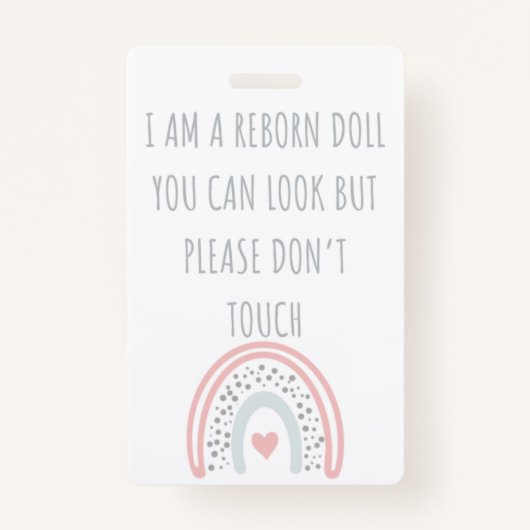 お願いTouch再生ドールカーシートラベル バッジ (正面)