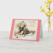 お願最高のい院生の折り畳みグリーティングカード カード (黄色い花)