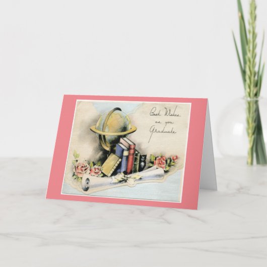 お願最高のい院生の折り畳みグリーティングカード カード (正面)