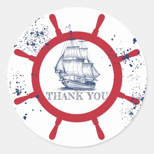 お願航海のい ラウンドシール (正面)