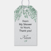 お風呂からあなたの風呂へ ハンドメイド石鹸 ギフトタグ (正面)