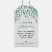 お風呂からあなたの風呂へ ハンドメイド石鹸 ギフトタグ (裏面)