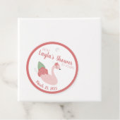 お風呂からあなたの風呂へ ピンクのスワン ギフトタグ フェイバータグ (インサイチュ)