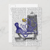 お風呂のタコ2 ポストカード (正面/裏面)