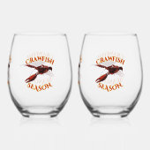 お風呂の上でザラザラする ステムなしワイングラス (裏面)