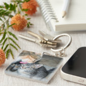 お風呂の時間 キーホルダー (正面右)