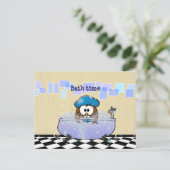 お風呂タイムの楽しみ ポストカード (スタンド正面)