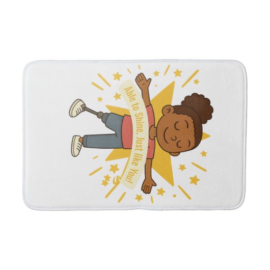 お風呂マットと同じように輝ける バスマット (正面)