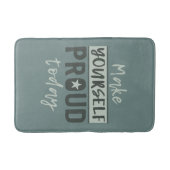 お風呂敷誇りを持ったの畳 バスマット (正面)