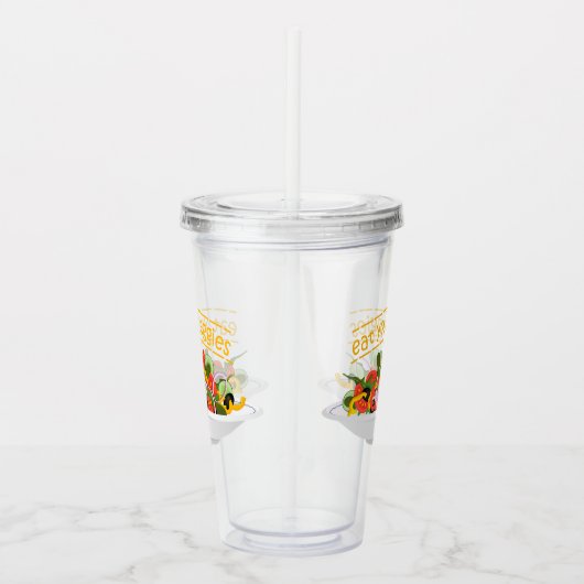 お食べりビーギー引用文フレッシュサラダミックスボウル アクリルタンブラー (右)