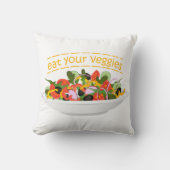 お食べりビーギー引用文フレッシュサラダミックスボウル クッション (正面)