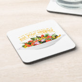 お食べりビーギー引用文フレッシュサラダミックスボウル コースター (左側)