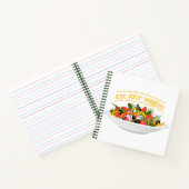 お食べりビーギー引用文フレッシュサラダミックスボウル ノートブック (内部)