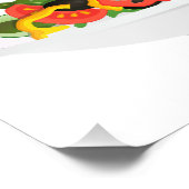 お食べりビーギー引用文フレッシュサラダミックスボウル フォトプリント            (角)