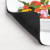 お食べりビーギー引用文フレッシュサラダミックスボウル マウスパッド (コーナー)