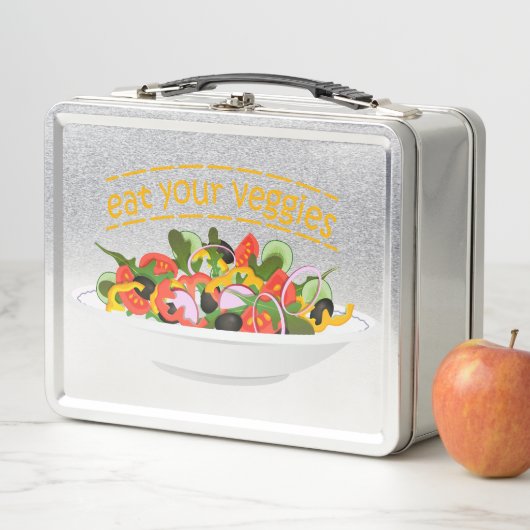 お食べりビーギー引用文フレッシュサラダミックスボウル メタルランチボックス (インサイチュ)