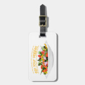 お食べりビーギー引用文フレッシュサラダミックスボウル ラゲッジタグ (正面縦)