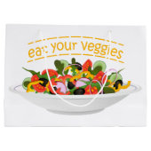 お食べりビーギー引用文フレッシュサラダミックスボウル ラージペーパーバッグ (裏面)