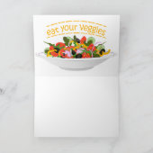 お食べりビーギー引用文フレッシュサラダミックスボウル 招待状 (内部)