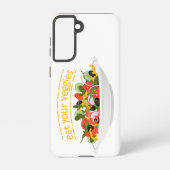 お食べりビーギー引用文フレッシュサラダミックスボウル SAMSUNG GALAXYケース (裏面)