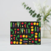 お食べり – 野菜数々のポストカード ポストカード (スタンド正面)