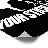 お食べ前のステッキ家族 ポスター (角)