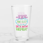 お食べ母さん繰り返し寝るな タンブラーグラス (正面)