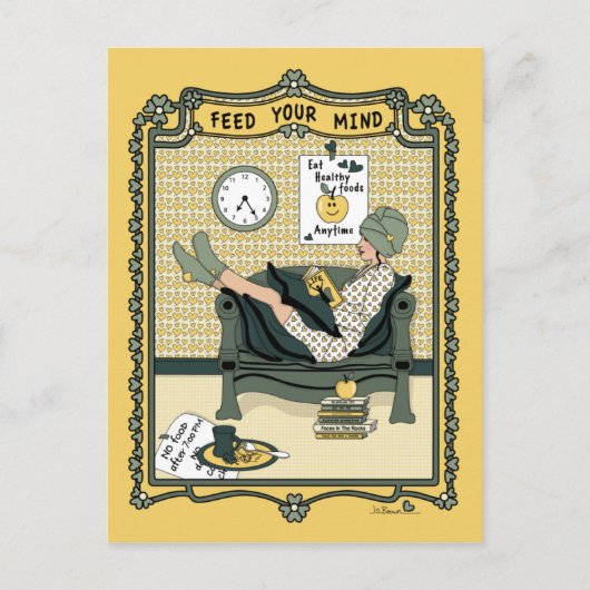 お食べ物を与え使いのMIND_C_ポストカード ポストカード (正面)