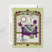 お食べ物を与え客様の心_A_ポストカード ポストカード (正面/裏面)