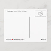 お食べ物を与え客様の心_A_ポストカード ポストカード (裏面)