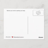 お食べ物を与え客様の心_B_ポストカード ポストカード (裏面)