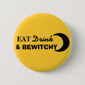 お食べ酒 缶バッジ (正面)