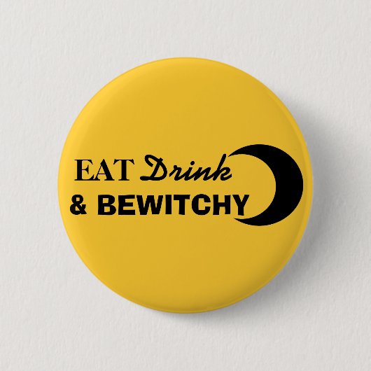 お食べ酒 缶バッジ (正面)