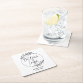 お食事、ドリンク＆ラフ カスタム名 紙コースター (インサイチュ)