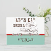 お食事・ドリンク・結婚のお知らせ 保存日付発表 セーブザデート (スタンド正面)