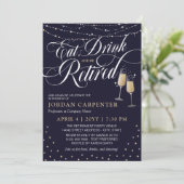 お飲み物と共に引退を祝おう！シャンパン引退パーティー 招待状 (スタンド正面)