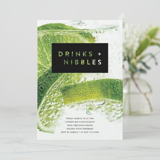 お飲み物と軽食 招待状 (スタンド正面)