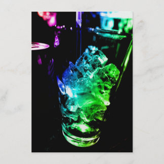 お飲み物へのご招待 - メタリックペーパー 招待状