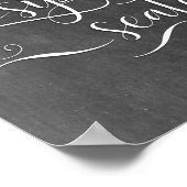 お飲み物をごゆっくりと　ご着席ください 結婚式 テーブルサイン ポスター (角)