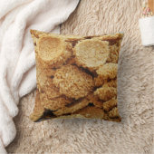 お餅を膨らませた～アジアのお菓子デザート食べ物 クッション (ブランケット)